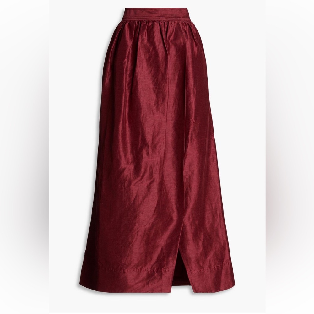 Aje Mirabelle Burgundy Women's Skirt